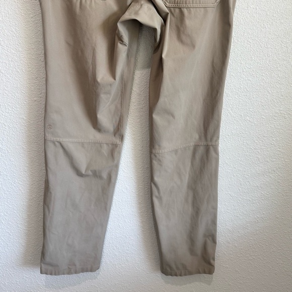 Lululemon ABC Commission 5 Pocket Pants Men’s Size 36 Tan Khaki Warpstreme - Picture 3 of 9